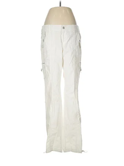 Pre-owned Boston Proper Cargo Pants In Ivory