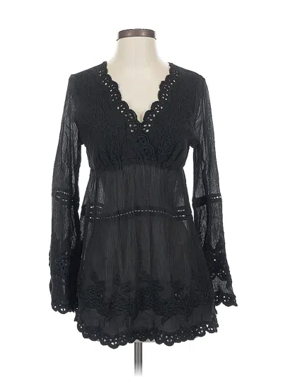 Pre-owned Boston Proper Casual Dress In Black