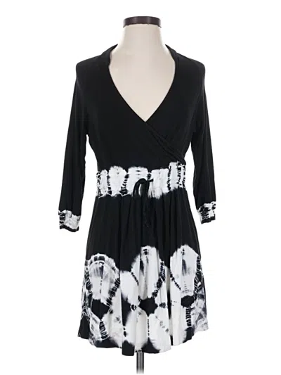 Pre-owned Boston Proper Casual Dress In Black