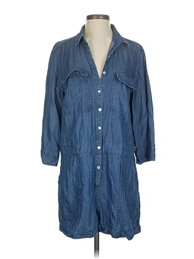 Pre-owned Boston Proper Casual Dress In Blue