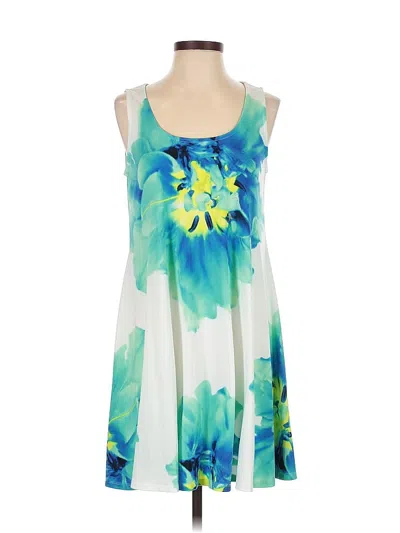 Pre-owned Boston Proper Casual Dress In Blue