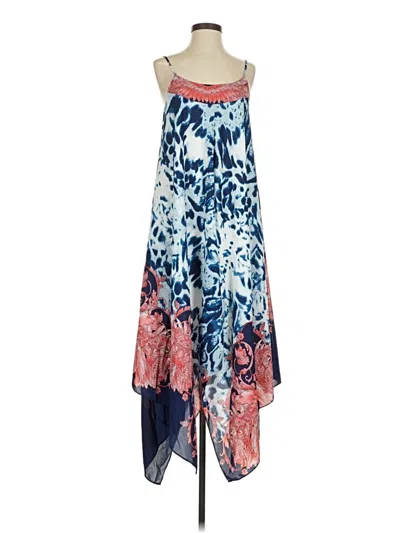 Pre-owned Boston Proper Casual Dress In Blue