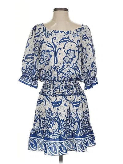 Pre-owned Boston Proper Casual Dress In Blue