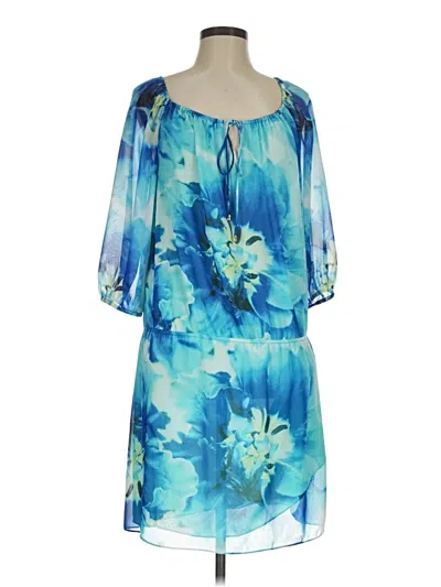 Pre-owned Boston Proper Casual Dress In Blue