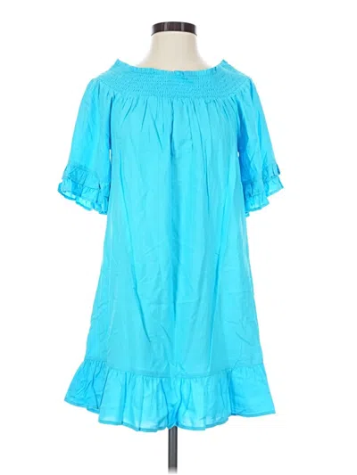 Pre-owned Boston Proper Casual Dress In Blue