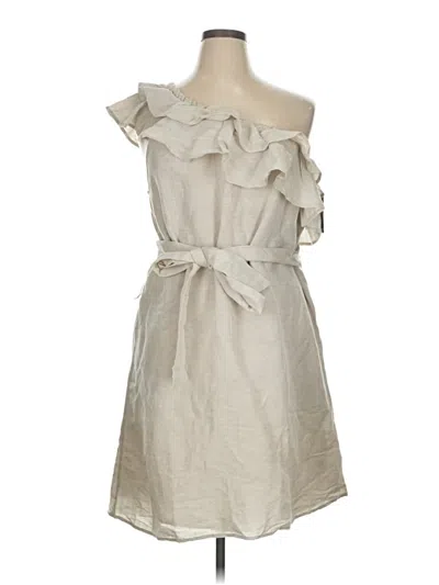 Pre-owned Boston Proper Casual Dress In Brown