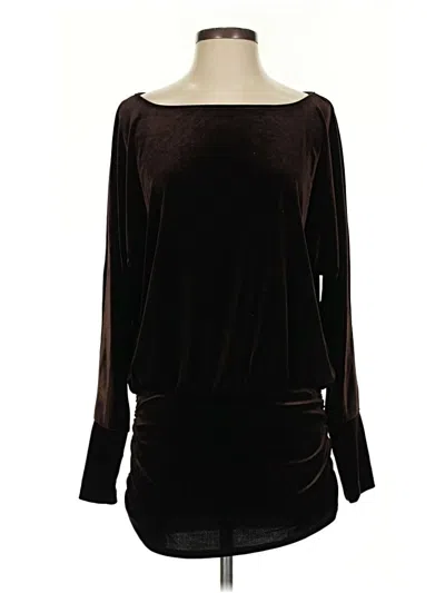Pre-owned Boston Proper Casual Dress In Brown