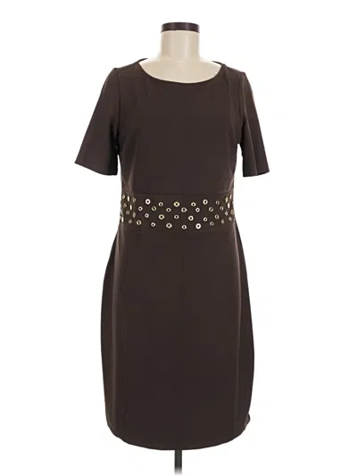 Pre-owned Boston Proper Casual Dress In Brown