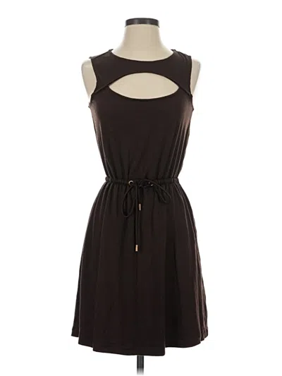 Pre-owned Boston Proper Casual Dress In Brown