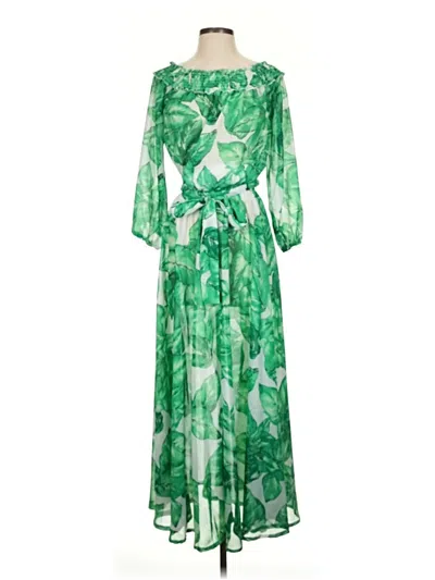 Pre-owned Boston Proper Casual Dress In Green