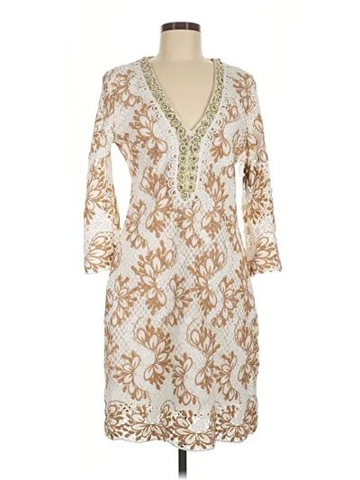 Pre-owned Boston Proper Casual Dress In Ivory