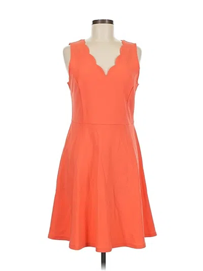 Pre-owned Boston Proper Casual Dress In Orange