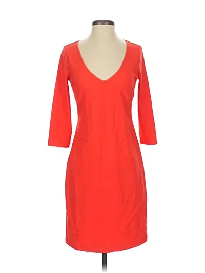 Pre-owned Boston Proper Casual Dress In Orange