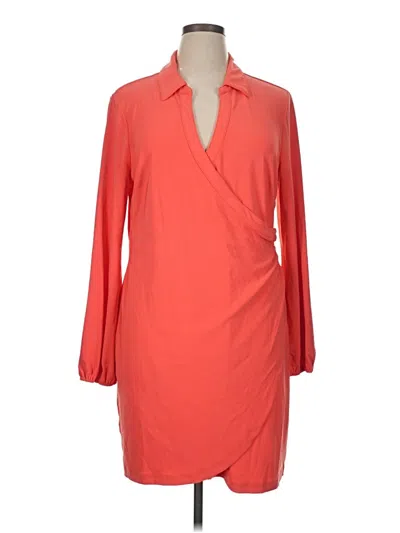Pre-owned Boston Proper Casual Dress In Orange