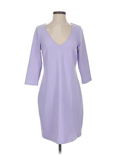 Pre-owned Boston Proper Casual Dress In Purple