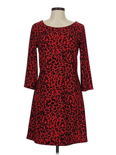 Pre-owned Boston Proper Casual Dress In Red