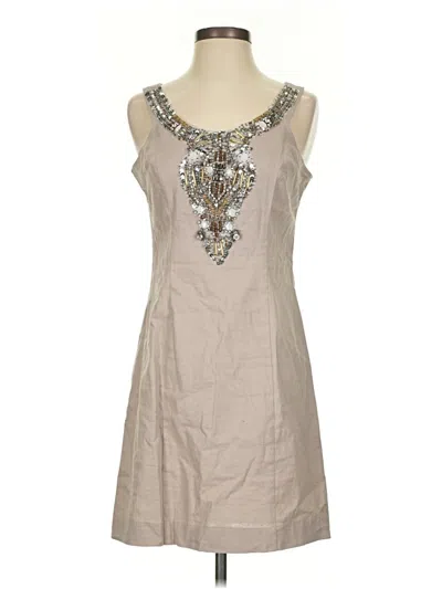Pre-owned Boston Proper Casual Dress In Tan