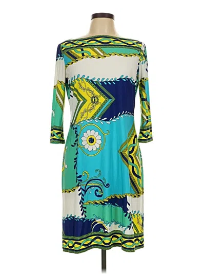 Pre-owned Boston Proper Casual Dress In Teal