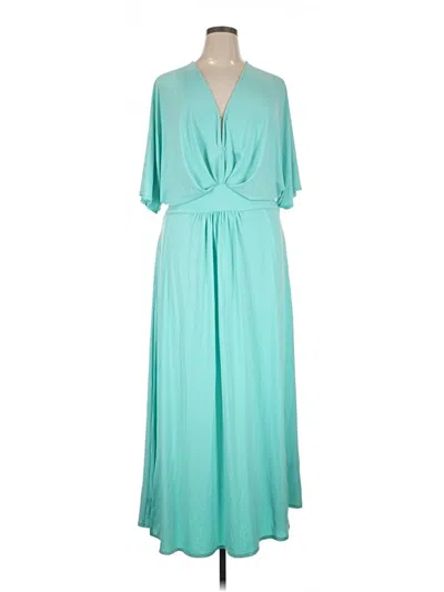 Pre-owned Boston Proper Casual Dress In Teal