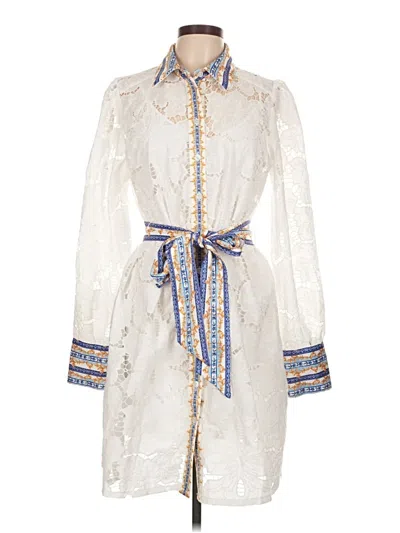 Pre-owned Boston Proper Casual Dress In White