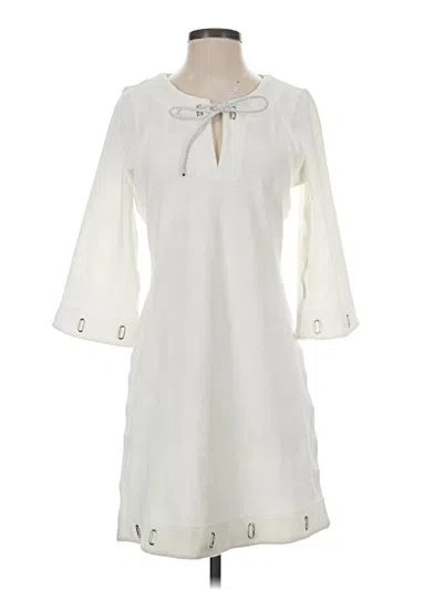 Pre-owned Boston Proper Casual Dress In White