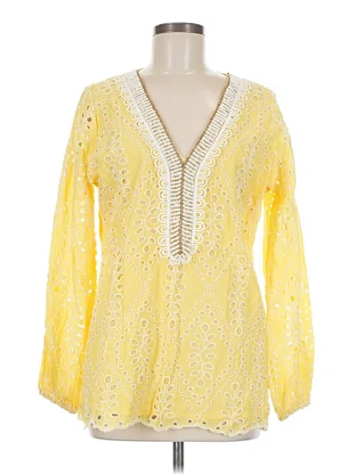 Pre-owned Boston Proper Casual Dress In Yellow