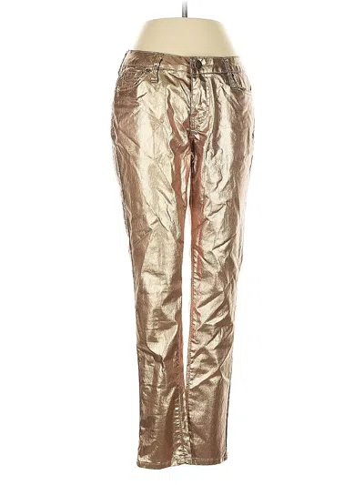 Pre-owned Boston Proper Casual Pants In Gold