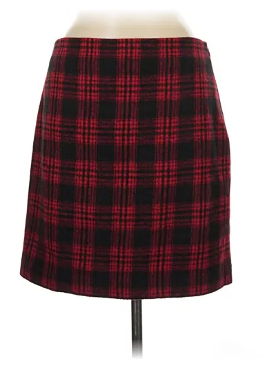 Pre-owned Boston Proper Casual Skirt In Red