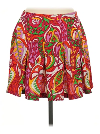 Pre-owned Boston Proper Casual Skirt In Red