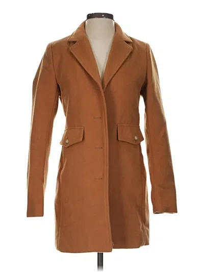 Pre-owned Boston Proper Coat In Brown