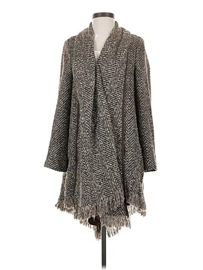 Pre-owned Boston Proper Coat In Gray
