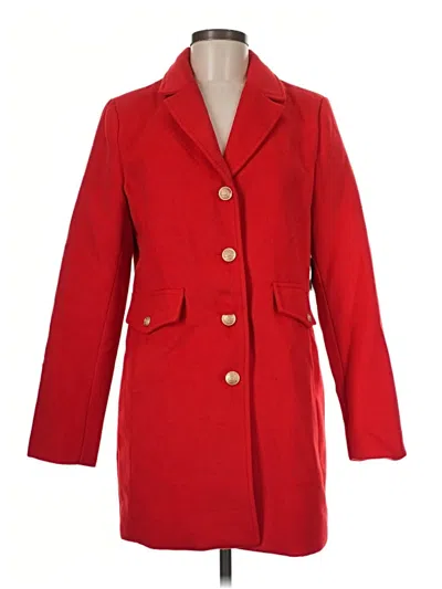Pre-owned Boston Proper Coat In Red