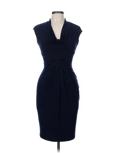 Pre-owned Boston Proper Cocktail Dress In Blue