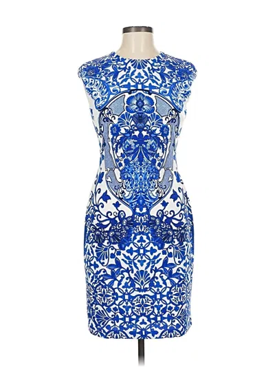 Pre-owned Boston Proper Cocktail Dress In Blue