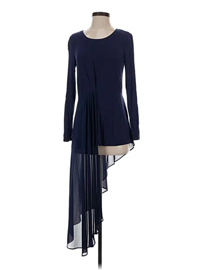 Pre-owned Boston Proper Cocktail Dress In Blue