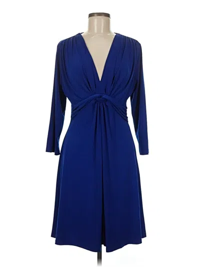 Pre-owned Boston Proper Cocktail Dress In Blue