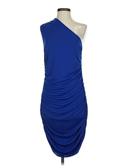 Pre-owned Boston Proper Cocktail Dress In Blue