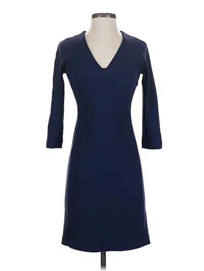 Pre-owned Boston Proper Cocktail Dress In Blue