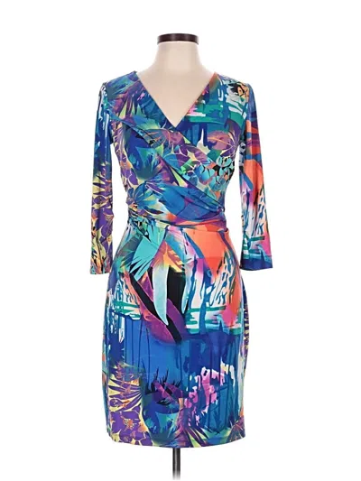 Pre-owned Boston Proper Cocktail Dress In Blue