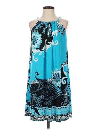 Pre-owned Boston Proper Cocktail Dress In Blue