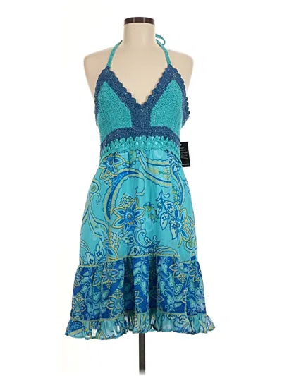 Boston Proper Cocktail Dress In Blue
