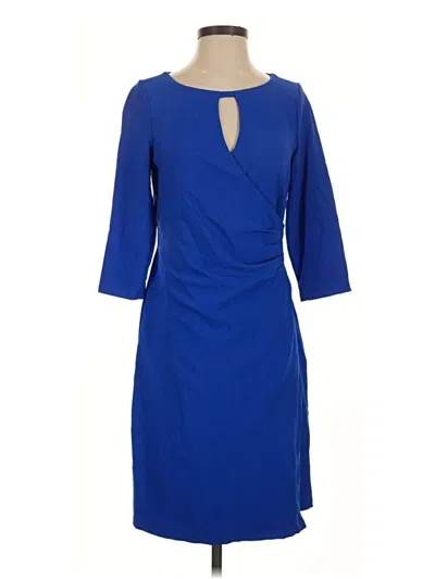 Pre-owned Boston Proper Cocktail Dress In Blue