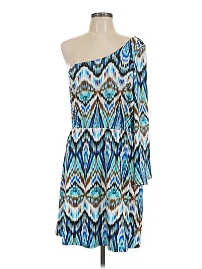 Pre-owned Boston Proper Cocktail Dress In Blue