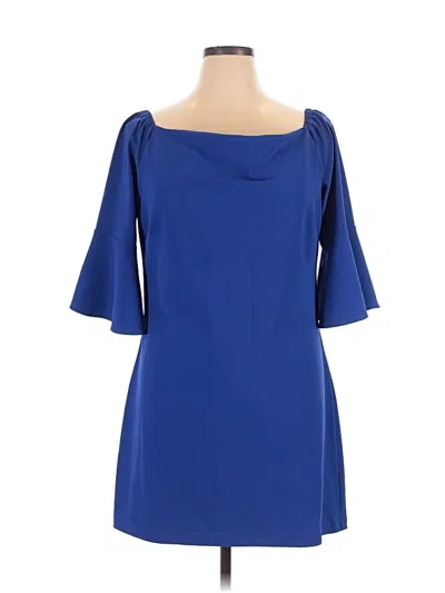 Pre-owned Boston Proper Cocktail Dress In Blue