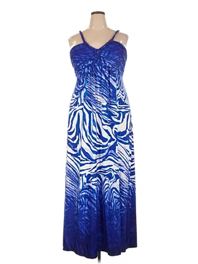 Pre-owned Boston Proper Cocktail Dress In Blue
