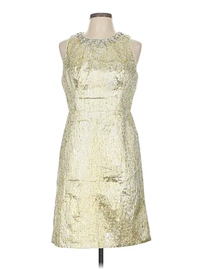 Pre-owned Boston Proper Cocktail Dress In Gold