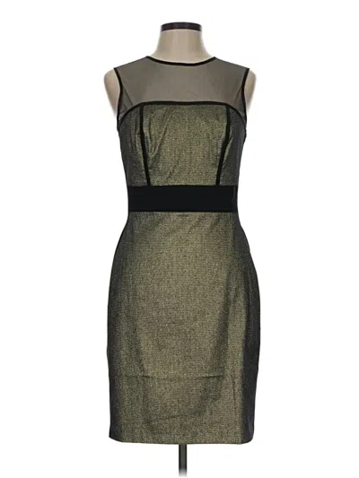 Pre-owned Boston Proper Cocktail Dress In Gold