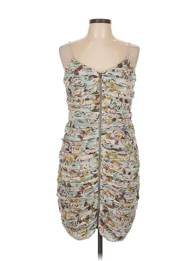 Pre-owned Boston Proper Cocktail Dress In Gray