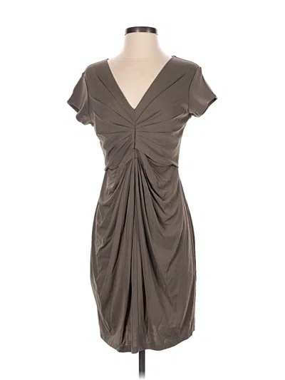 Pre-owned Boston Proper Cocktail Dress In Gray