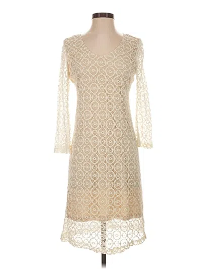 Pre-owned Boston Proper Cocktail Dress In Ivory